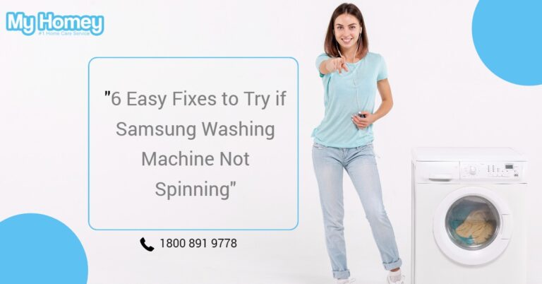 6 Easy Fixes to Try if Samsung Washing Machine Not Spinning