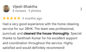 My Homey Review Deep House Cleaning Service